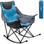 SUNNYFEEL Oversized Rocking Camping Chair, Fully Padded Patio Chair by SunnyFeelCamping