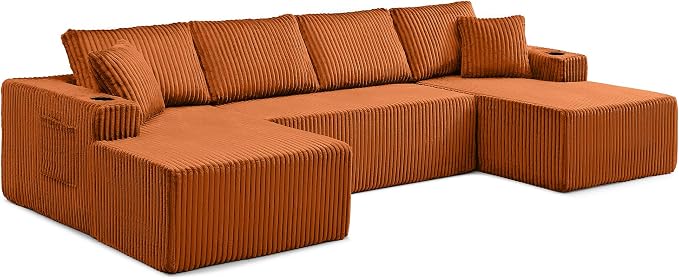 124" Oversized Sectional Couches - Image 7