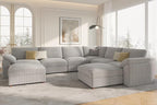 EASE MOOSE Oversized Sectional Modular Sofa, Large U Shape Sectional Couch Wide - Image 4