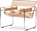 Baxton Studio Jericho Leather Mid-Century Modern Accent Chair by BaxtonStudio