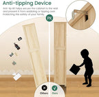 Iwell Tall Narrow Storage Cabinet - Image 7