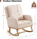 HCHAIRH Rocking Chair Nursery, Nursing Rocking Chairs - Image 2