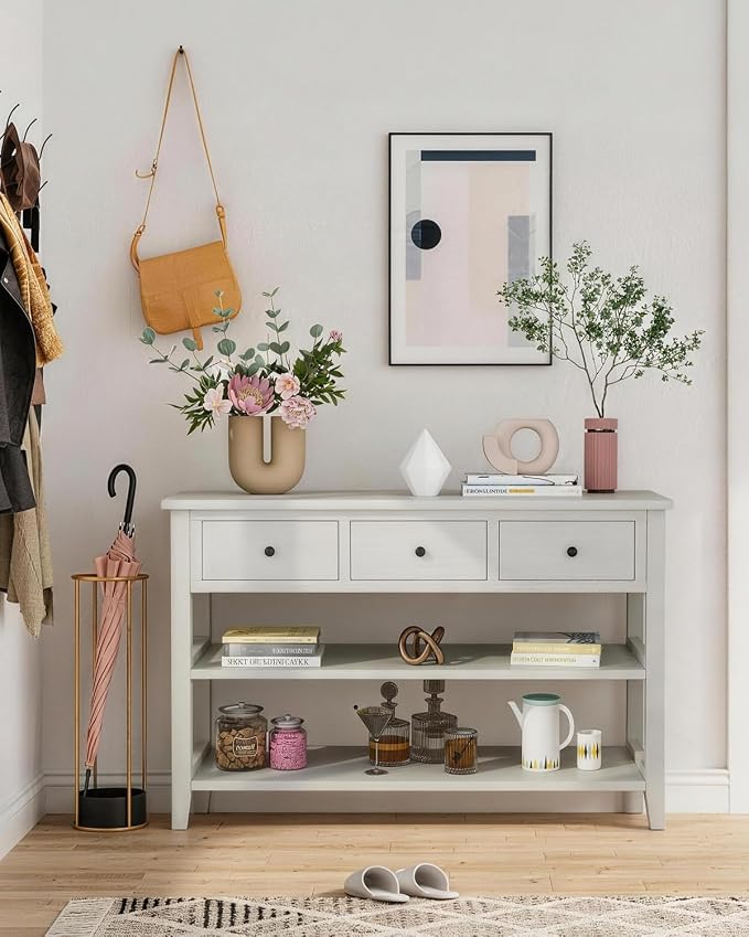 Karl home Console Table Entryway Desk, Sofa Side Table - Image 8