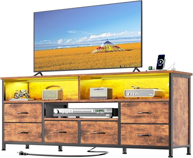 Furologee 55 Inch LED TV Stand for Bedroom by Furologee