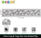 HEBE Hallway Runner Rug 2'x10', Washable Non Slip Kitchen Rug Runner | Soft - Image 2