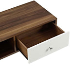Modway Transmit, Walnut White - Image 4