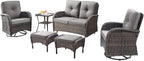 Belord 6 Piece Patio Conversation Sets - Image 3