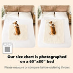 L'AGRATY Chunky Knit Throw Blanket - Image 5