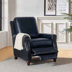 HULALA HOME Genuine Leather Manual Recliner Chair - Image 8