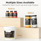 Nicpro Metallic Gold Acrylic Paint, 69oz/2040ml Large Gold Leaf Paint, Non Toxic - Image 5