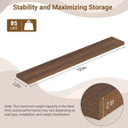 55 Inch Floating Shelves, 12 Inch Deep Floating Shelves - Image 3