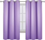 Blackout Curtains 38 x 54 inch/Lavender Curtains Set of 2 Panels/Thermal - Image 2