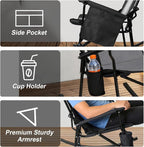 Romswi 2 Pack Rocking Camping Chair - Image 8