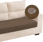 Water Repellent Couch Cushion Cover Loveseat Cover, Stretch Sectional Sofa Seat by TOPYUMH
