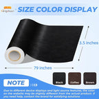 Kangshoon Leather Repair Patches, Self-Adhesive Leather Repair Tape, Stretch - Image 2