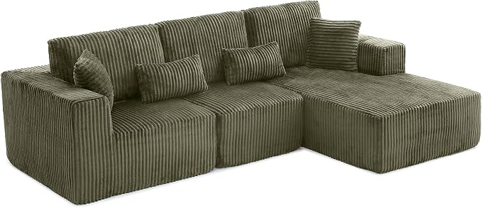 L Shaped Modular Boneless Sectional Couches - Image 4