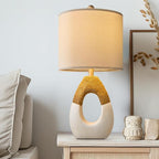 OYEARS 19” Boho Table Lamps Bedroom Living Room, Suitable - Image 3