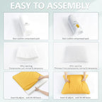 22x22 Inch Patio Chair Cushions Set of 2, Outdoor Furniture Cushions - Image 7