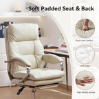 LEAGOO Office Chair with Foot Rest, Ergonomic Executive Office Chair with Arms - Image 8
