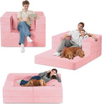 Futon Sofa Bed with Pillow, 3-in-1 Sleeper Sofa Bed with Removable Cover - Image 8
