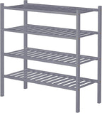 ROMGUAR CRAFT 4 Tier Bamboo Shoe Rack - Image 6