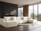 168" Cloud Sectional Couch, Comfort U Shaped Sofa by VYUXWO