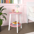 sthmec Side Table Set of 2, Small Round End Table - Image 4