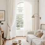 Modern Linen Curtains 96 Inches Long - Image 6