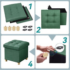 BRIAN & DANY Ottoman with Storage, Small Storage Ottoman - Image 3