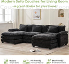 Oprisen 120" Modular Sectional Sofa, Comfy Cloud Couch Sectional Sofa - Image 3