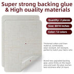 Self-Adhesive Fabric Repair Patches, Large Size 8X11 inch Linen Furniture - Image 2