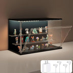 Clear Display Case for Collectibles, 3-Tier Adjustable Figure Display Case by Unknown