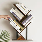 5 Tier Tree Bookshelf Floating Book Shelves - Image 9
