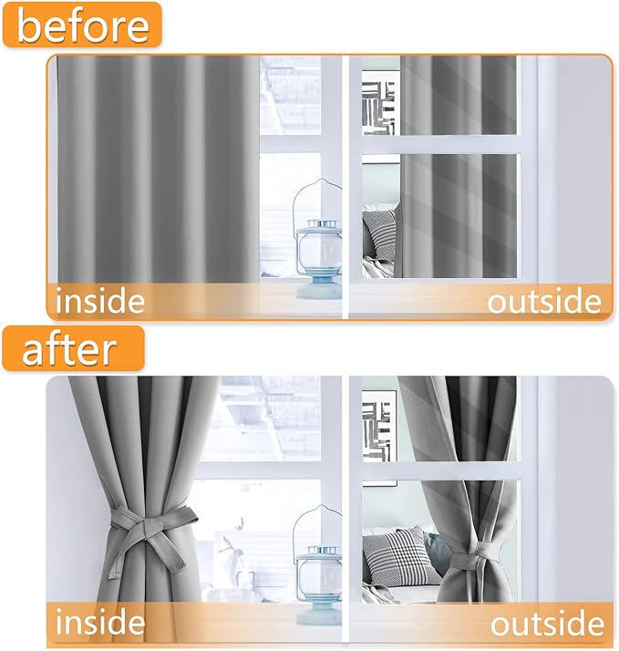 RV Blackout Curtains for Bedroom, 52 x 36 Inches Long, Window Curtains for - Image 5