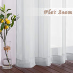 NICETOWN Light Gray Sheer Curtains - Image 5
