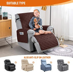 VANSOFY 100% Waterproof Recliner Chair Covers, Recliner Cover Non-Slip Dog - Image 5