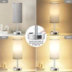 Fenmzee Grey Nightstand Table Lamp - Image 2