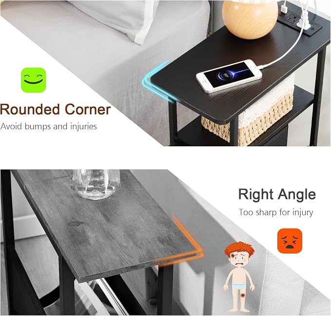 LOAKEKEL Narrow End Table Living Room - Image 6