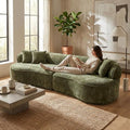 Compressed C-Shaped Sectional Sofa, 2-Box Easy Delivery, No Tools Assembly by szlizccc