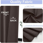 Simplebrand Chocolate Blackout Curtains - Image 3