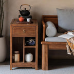Sofas Chinese Style Wooden Sofa Side Table Tea Cabinet Side Cabinet Side - Image 4