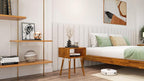 Bme Dinkee Solid Wood Nightstand, Fully Assembled, Without Drawer - Image 9