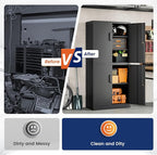 Yizosh Metal Storage Locking Cabinet - Image 10