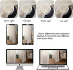 Chyhomenyc Cream Extra Long Sheer Curtains 108 Inches Long 2 Panels | Light - Image 7