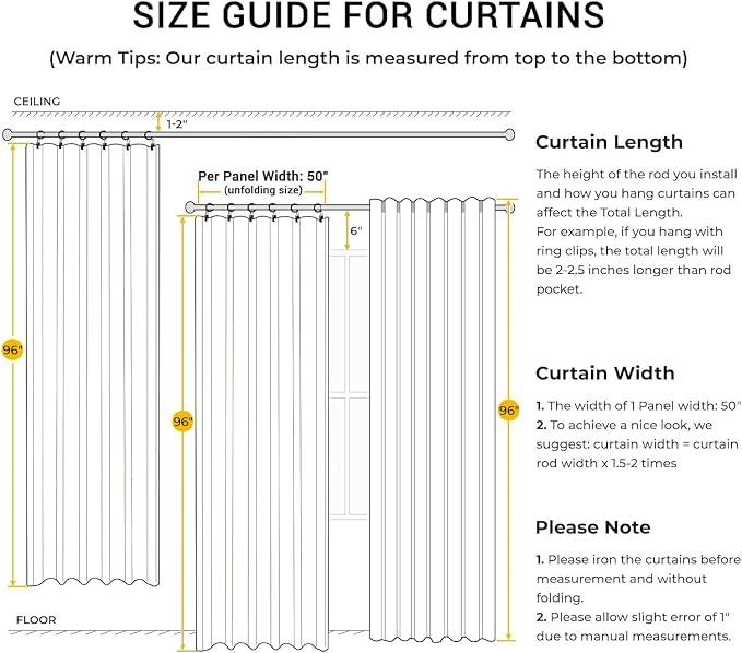 INOVADAY 100% Blackout Curtains - Image 8