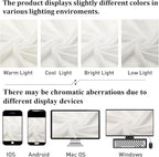 Short Sheer Curtains 54 Inches Length 2 Panels, Light Filtering Voile Curtain - Image 7
