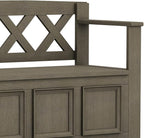 SIMPLIHOME Amherst Entryway Storage Bench - Image 11