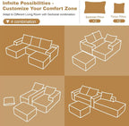 AUGOP 108" Sectional Couches for Living Room Modern Modular Sofa - Image 7