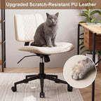 Modern Armless Office Chair - Image 3