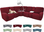 100% Waterproof Sectional Recliner Couch Covers by ROFASVCO